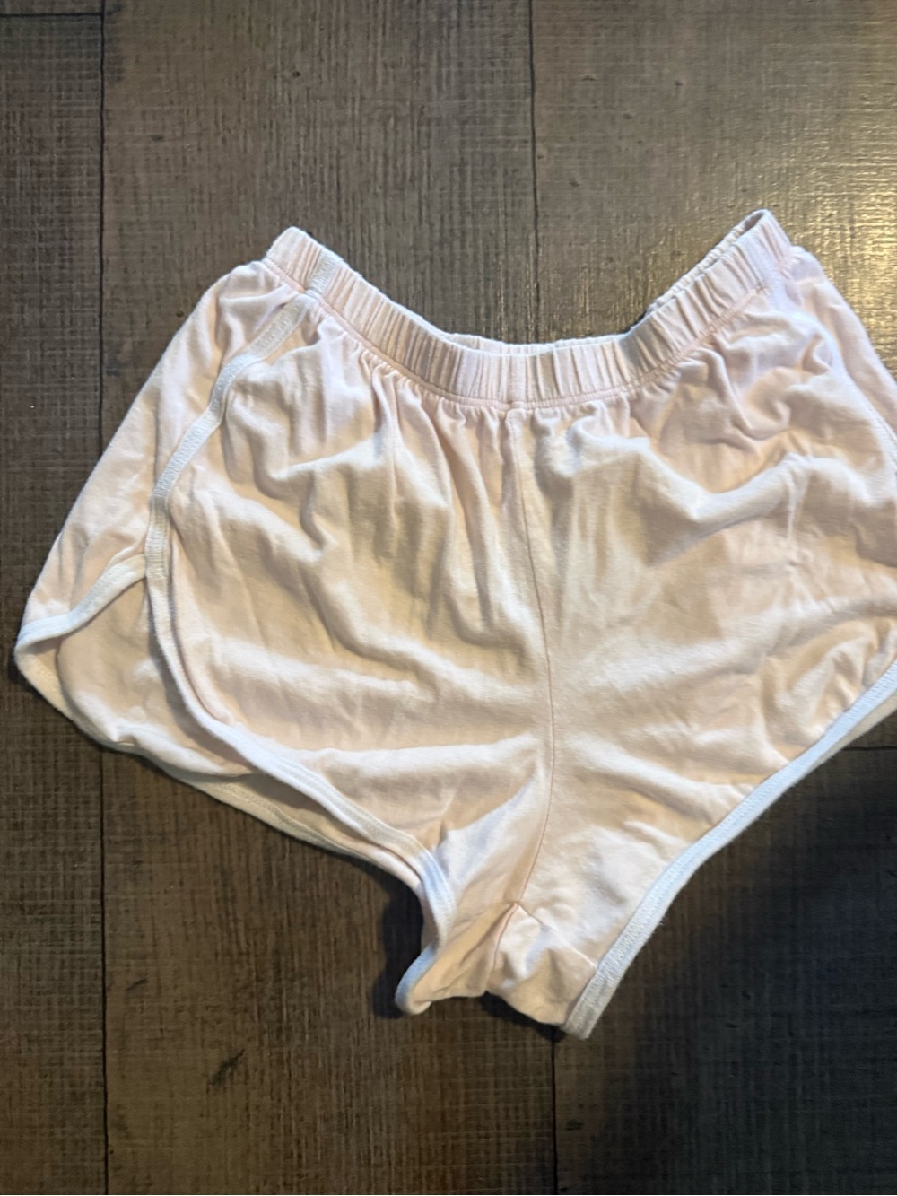 Brandy Melville Pale Pink Athletic Lounge Shorts